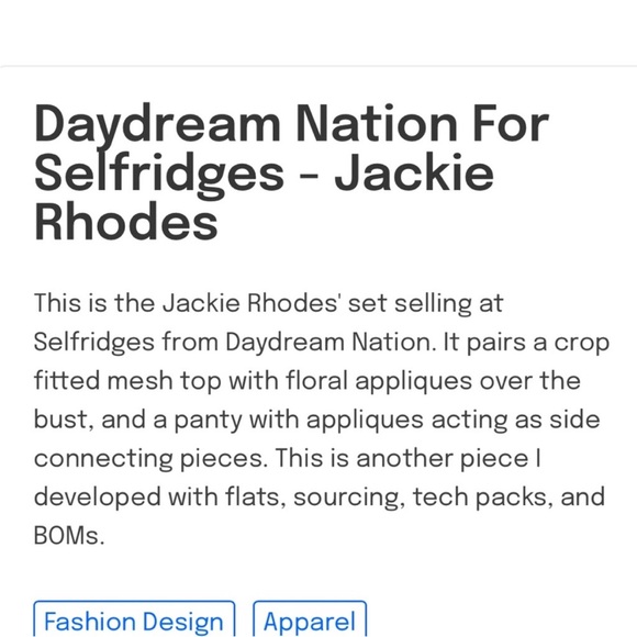 NWT REVOLVE Daydream Nation Jackie Rodes Mesh Bra With Appliqués Size Small - Picture 12 of 13